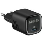 أنكر شاحن حائط بقوة 25 وات USB-C موديل A2656L11 - أسود